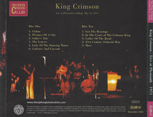 King Crimson: Live At Plymouth Guildhall, May 11, 1971 CD