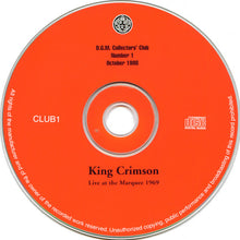 King Crimson: Live At The Marquee 1969 CD