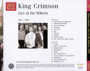 King Crimson: Live At The Wiltern (July 1, 1995) 2xCD