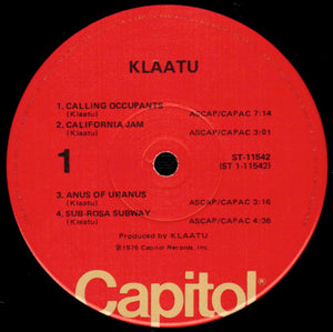 Klaatu: S/T 12"