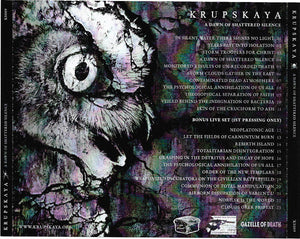 Krupskaya: A Dawn Of Shattered Silence CD