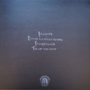 Cénotaphe: La Larve Exulte 12"