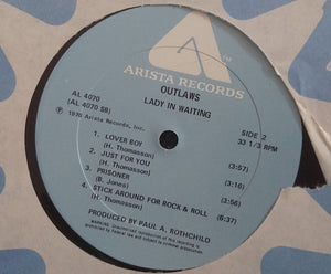 Outlaws: Lady In Waiting 12"