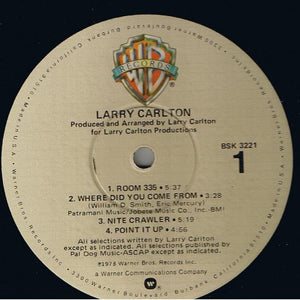 Larry Carlton: S/T 12"