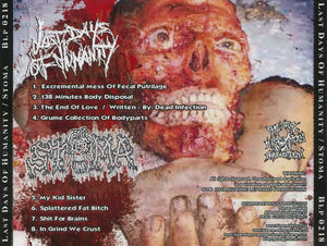 Last Days Of Humanity / Stoma: Split CD