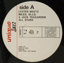 Lester Young: Lester Meets Miles, M.J.Q. & Jack Teagarden All Stars 12"