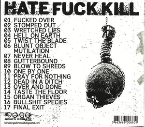 Lifespite: Hate Fuck Kill CD