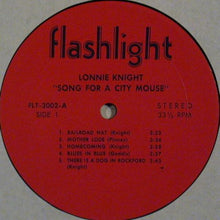 Lonnie Knight: Song For A City Mouse 12"