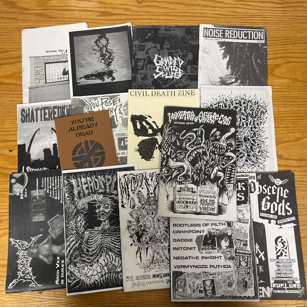 Lot #1 of miscellaneous punk zines