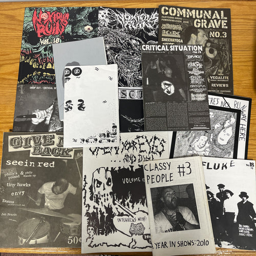 Lot #3 of miscellaneous punk zines