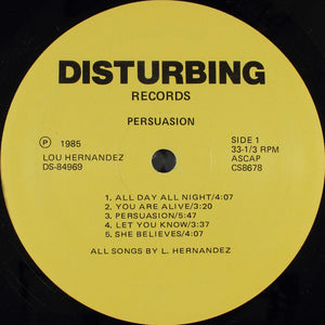 Lou And Friends: Persuasion 12"