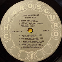 Louis Armstrong: Snake Rag 12"