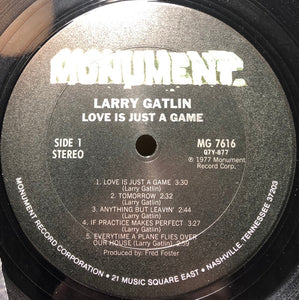 Larry Gatlin: Love Is Just A Game 12"