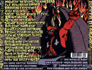 Lucifer D. Larynx And The Satanic Grind Dogs Of Death: Absolute Defilement CD