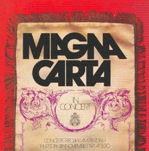 Magna Carta: In Concert CD