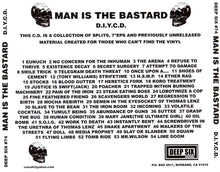 Man Is The Bastard: D.I.Y.C.D. CD