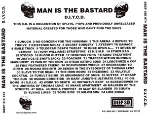Man Is The Bastard: D.I.Y.C.D. CD