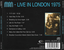 Man: Live In London 1975 CD