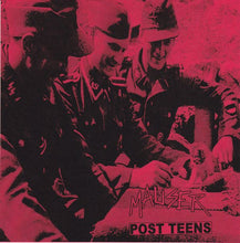 Mauser / Post Teans: Strapped In / Mot En Strålande Framtid split 7"
