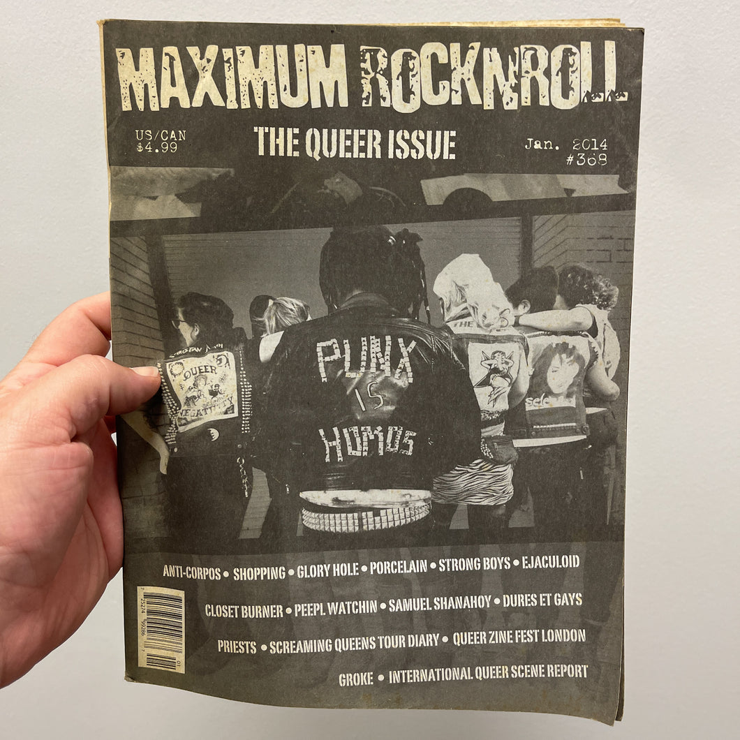 Maximumrocknroll 368 (The Queer Issue) zine
