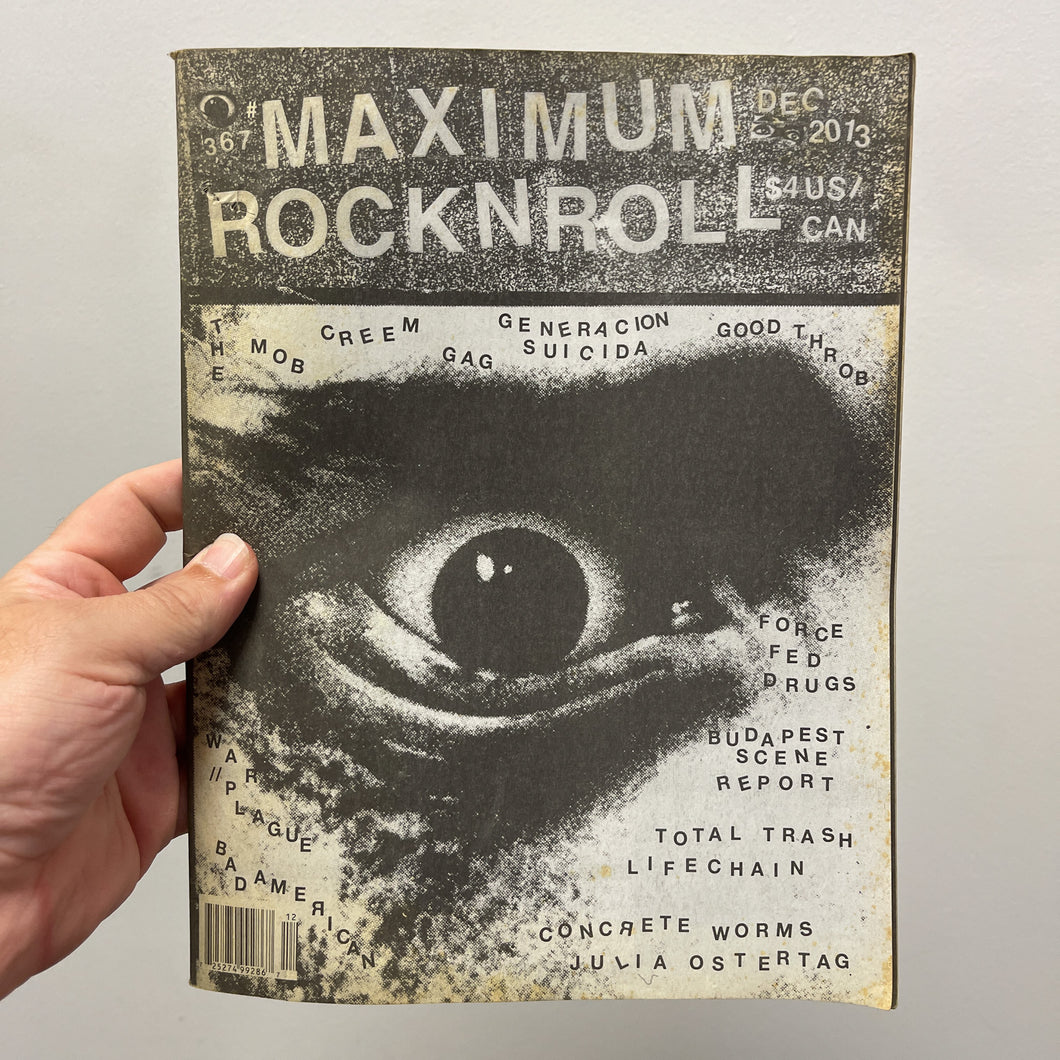 Maximumrocknroll 367 zine