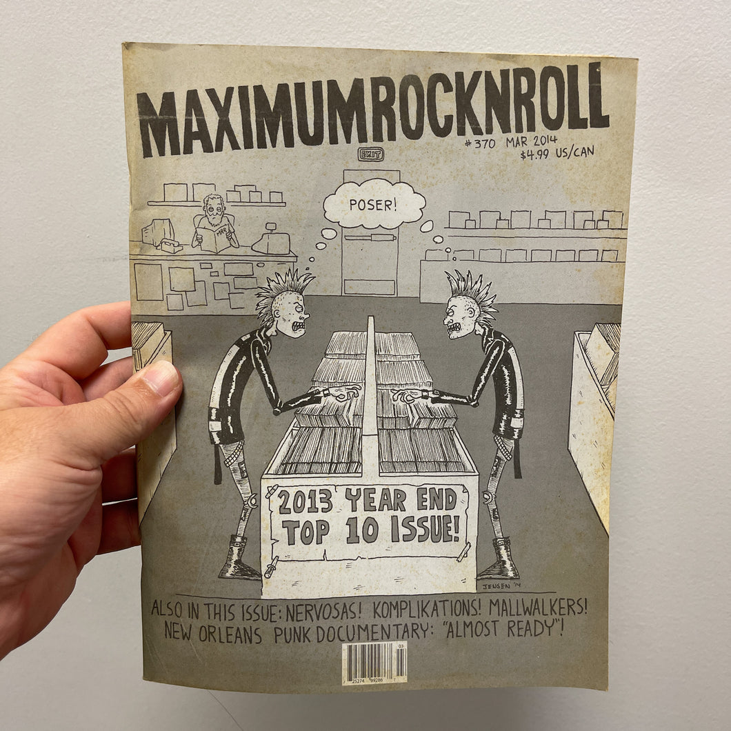Maximumrocknroll 370 (Best of 2013) zine