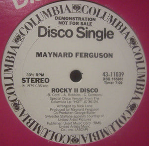 Maynard Ferguson: Rocky II Disco 12"
