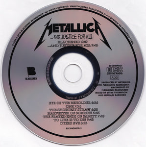 Metallica: ...And Justice For All CD
