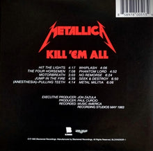 Metallica: Kill 'Em All CD