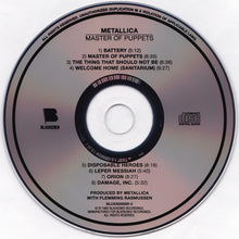 Metallica: Master Of Puppets CD