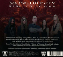Monstrosity: Rise To Power CD