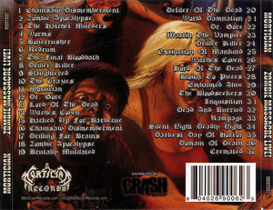 Mortician: Zombie Massacre Live! CD