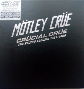 Mötley Crüe: Crücial Crüe (The Studio Albums 1981-1989) 12" box set
