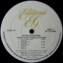 Moraz / Bruford: Music For Piano And Drums 12"