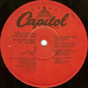 Natalie Cole: We're The Best Of Friends 12"