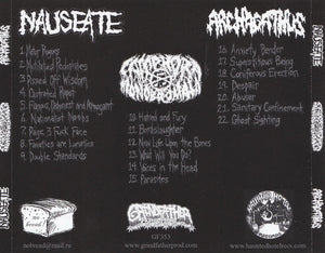 Nauseate / Camphora Monobromata / Archagathus: Split CD