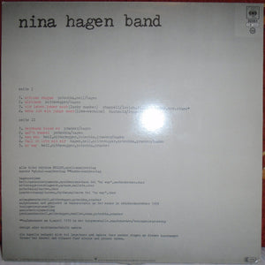 Nina Hagen Band: Unbehagen 12"