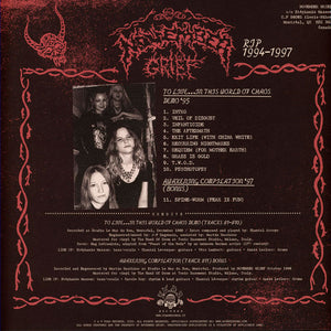 November Grief: To Live... In This World Of Chaos 12"