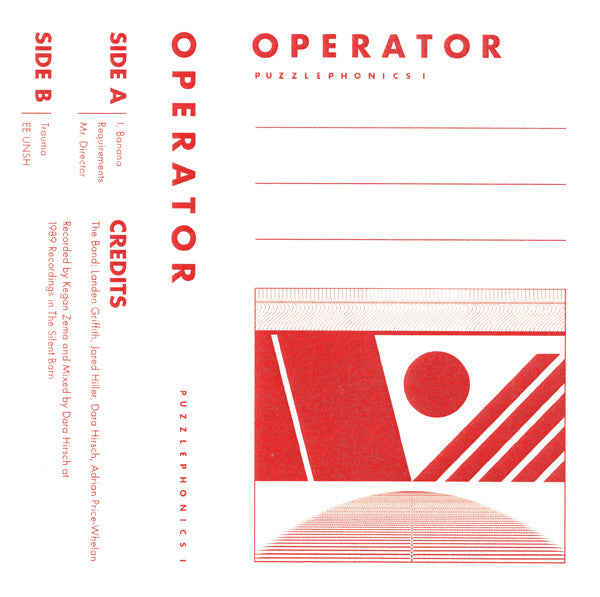 Operator Music Band: Puzzlephonics I cassette