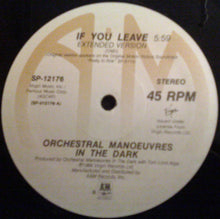 Orchestral Manoeuvres In The Dark: If You Leave (Extended Version) 12"