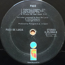 Paco De Lucía: Paco 12"
