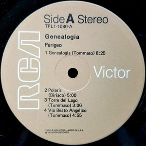Perigeo: Genealogia 12"