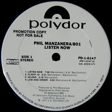 Phil Manzanera / 801: Listen Now 12"