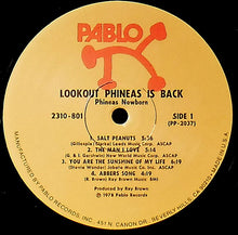 Phineas Newborn Trio: Look Out - Phineas Is Back! 12"
