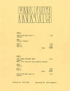 Pink Floyd: Animals 12"