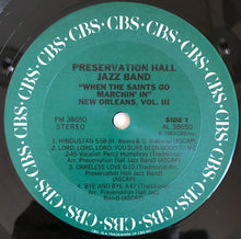 Preservation Hall Jazz Band: When The Saints Go Marchin' In (New Orleans, Vol. III) 12"