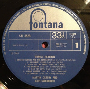 Martin Carthy And Dave Swarbrick: Prince Heathen 12"