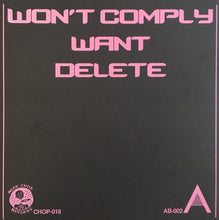 Process Of Elimination: Won't Comply 7"