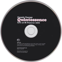Quintessence: Cosmic Energy (Live At St Pancras 1970) CD