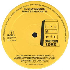 R. Stevie Moore: What's The Point?!! 12"